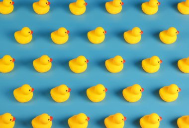 Yellow Rubber Bath Ducks for Child clipart
