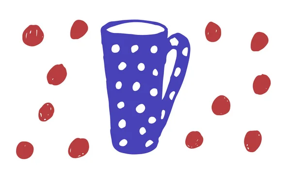 Ilustração Doodle Cup —  Vetores de Stock