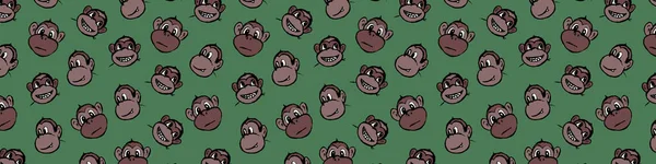 Funny monkey illustration — Stock Vector