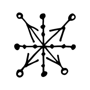 Kar taneleri basit karalama yanılsaması