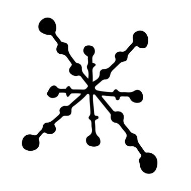 Kar taneleri basit karalama yanılsaması