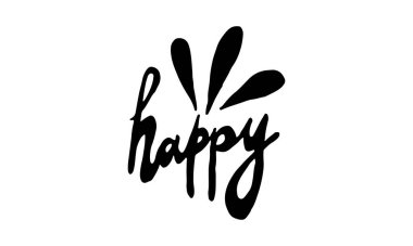 Mutlu, el çizimi pozitif ifade