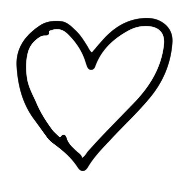 Kalbin karalama çizimi