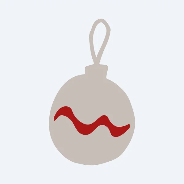 Ручний намальований різдвяний орнамент — стоковий вектор