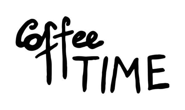 Ілюстрація часу кави Doodle — стоковий вектор