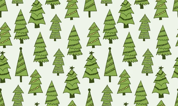 Ilustración decorada del árbol de Navidad — Archivo Imágenes Vectoriales