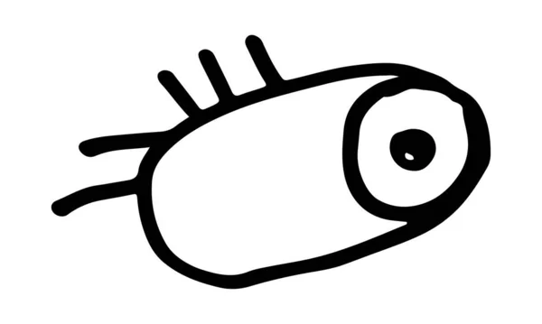 Ícone de doodle desenhado à mão — Vetor de Stock