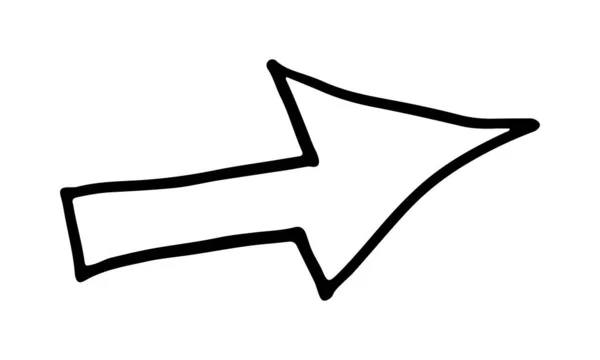 Icona scarabocchiata disegnata a mano — Vettoriale Stock
