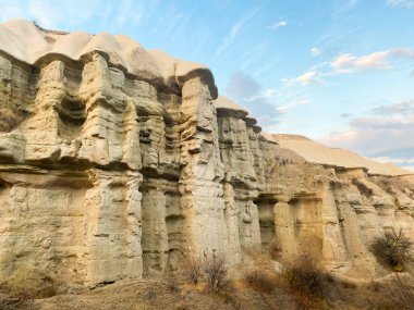 Türkiye 'nin Kapadokya kentindeki Güvercin Vadisi