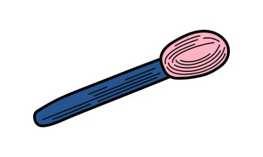 Göz fırçasının vektör illüstrasyonu