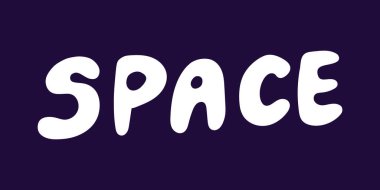 Boşluk hakkında el yazması harfler