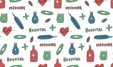 İlaç ögeleriyle kusursuz desen