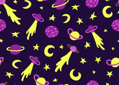 Astronomik ya da gök cisimleri ile kusursuz desen