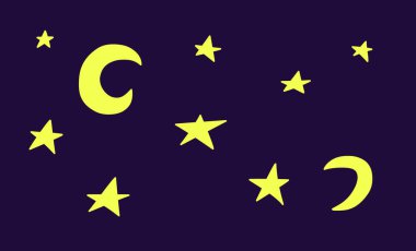 Hilal ay ve yıldız koleksiyonu