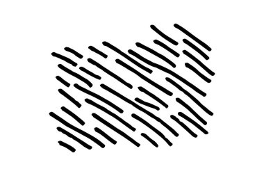 El çizimi soyut şekiller koleksiyonu