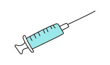 Tıbbi öğeler izole edildi. Şırınga