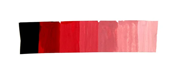 Tavolozza dei colori dello schema dei colori rosso sfumato — Foto Stock