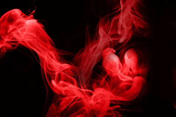 Rojo Negro Abstracto Humo Luz Fondo Diseño — Foto de Stock