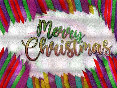 Mutlu noel el el yazmaları kış tatili arka plan tasarımı için,