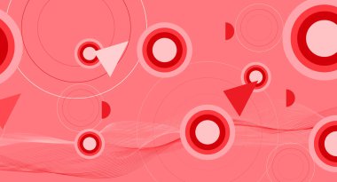 Soyut Renkli Arkaplan Tasarımı.  