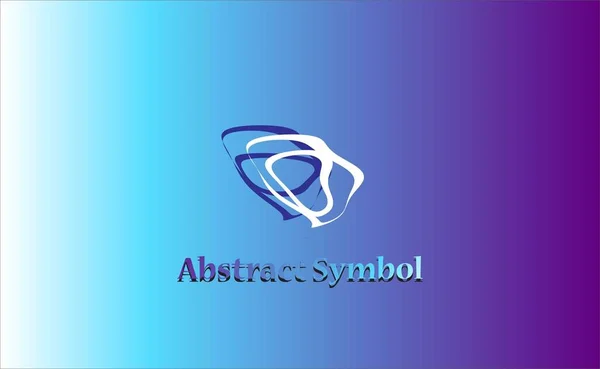 Símbolo Abstrato Isolado Design Símbolos Para Uso Comercial — Vetor de Stock