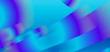 Mavi Soyut Arkaplan Vektör İllüstrasyonu