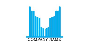 Logo tasarım şablonu oluşturuluyor. Vektör hattı oluşturma 