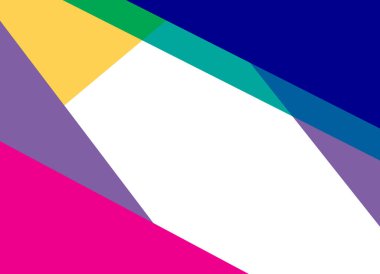 Soyut renkli şekiller sertifika tasarımı. Poster tasarımı modern