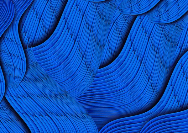 Blue Abstract Gradated Obraz Tle — Zdjęcie stockowe
