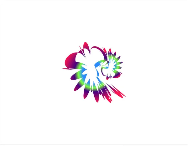 ビジネスのために隔離されたカラフルなシンボル カラフルなロゴ アイコンデザイン — ストックベクタ