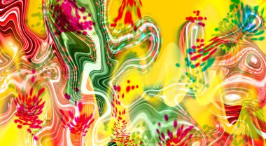 Soyut sarı Sancak Arkaplan Tasarımı