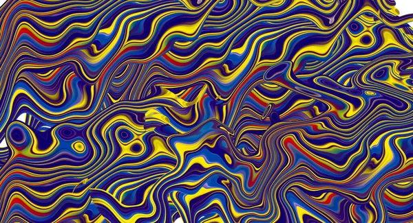 Abstract Kleurrijk Artistiek Golvend Banner Ontwerp Abstracte Multi Color Golvende — Stockfoto