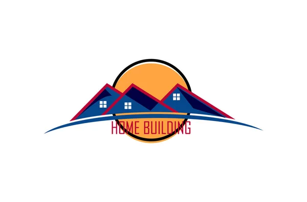 Immobilier Maison Logo Design — Image vectorielle