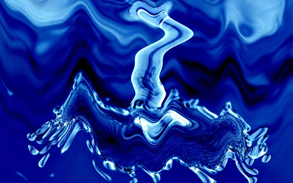 Abstract Blue Banner Achtergrondontwerp — Stockfoto