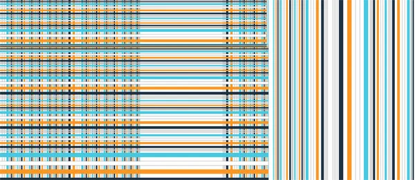 Абстрактна Тканина Ретро Стиль Кольору Безшовні Смуги Векторний Візерунок — стоковий вектор