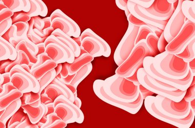 modern dalga eğrisi soyut sunum arkaplanı.