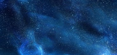  Yıldızlı gerçek gece gökyüzü.