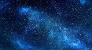  Yıldızlı gerçek gece gökyüzü.