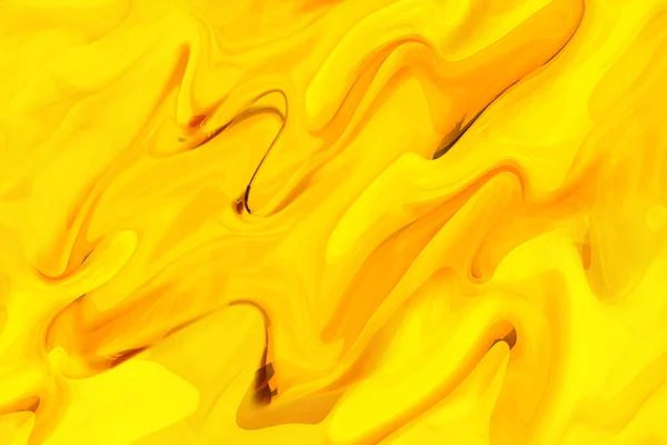 Pintura Abstrata Projeto Fundo Amarelo — Fotografia de Stock
