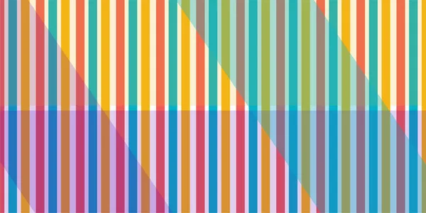Muster Streifen Nahtlose Farben Hintergrund — Stockvektor