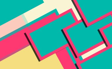 Soyut Mavi Sancak Arkaplan Tasarımı