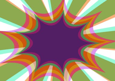 Soyut Mavi Sancak Arkaplan Tasarımı