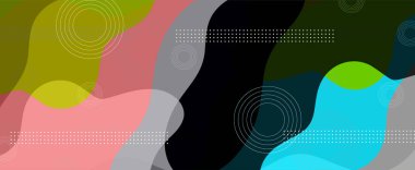 Soyut Mavi Sancak Arkaplan Tasarımı