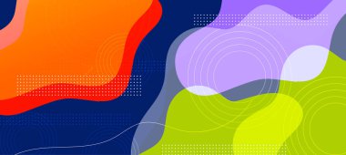 Soyut Mavi Sancak Arkaplan Tasarımı