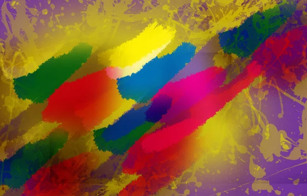 Cyfrowe Abstrakcyjne Sztuka Kolorowe Abstrakcyjne Tło Projekt Banera — Zdjęcie stockowe