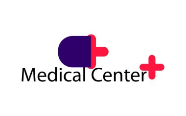 Tıbbi eczane logosu tasarım şablonu çizer.