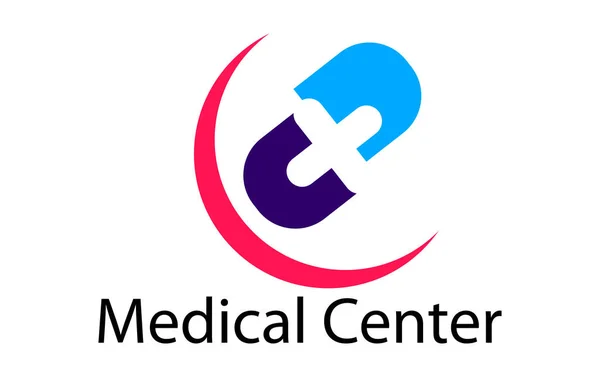医薬品のロゴデザインテンプレートベクトルイラストレーター — ストックベクタ