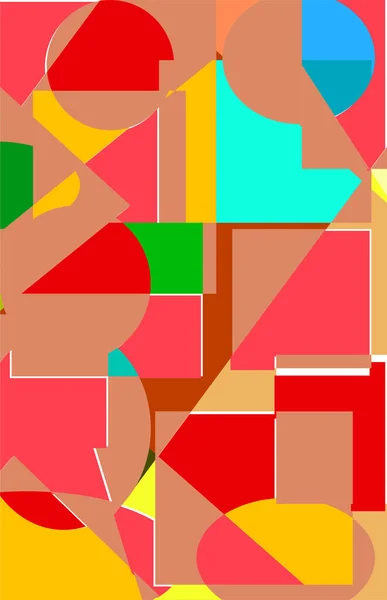 Abstrakte Farbenfrohe Hintergrundgestaltung Muster Hintergrunddesign Grußkarten Design Und Geschenkkarten Illustration — Stockvektor