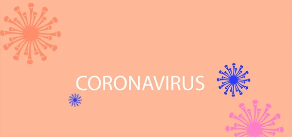 Coronavirus Tödlicher Virus Gefährliche Krankheit — Stockvektor