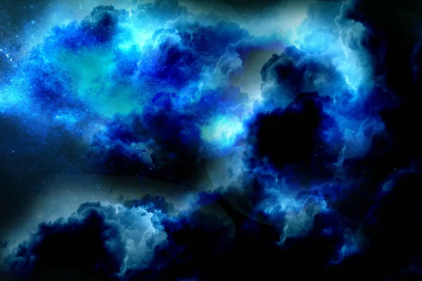 Yıldızlı mavi gece gökyüzü. Night Sky Duvar kağıtları. Gece gökyüzü evreni ve yıldızlar.